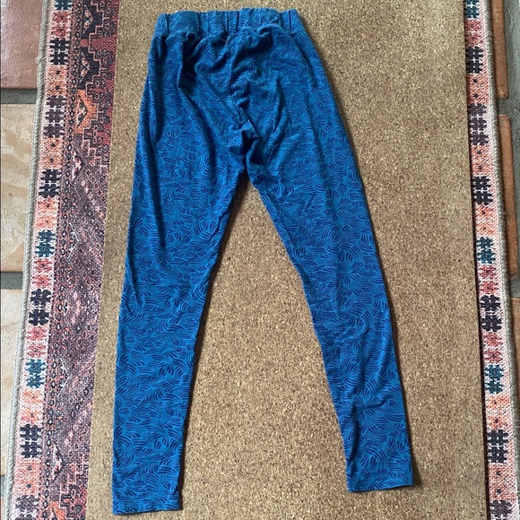 Pact Vibrant Blue Organic Cotton Cropped Leggings - Picture 5 of 6
